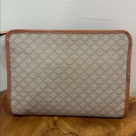 Celine Macadam Monogram Vintage Clutch - Picture 6 of 7